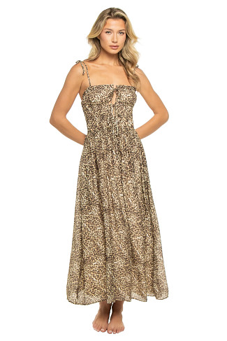 LEOPARD Tahlia Midi Dress