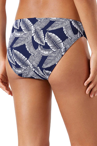 MARE NAVY Shirred Reversible Tab Side Hipster Bikini Bottom