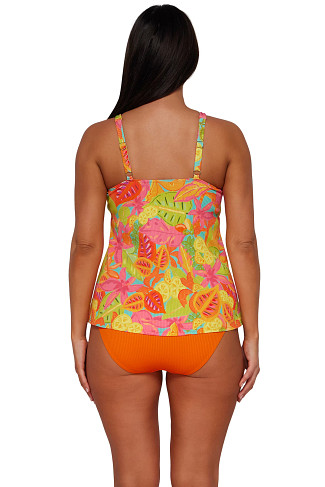 CITRUS GROVE SANDBAR RIB Jenna Tankini Top