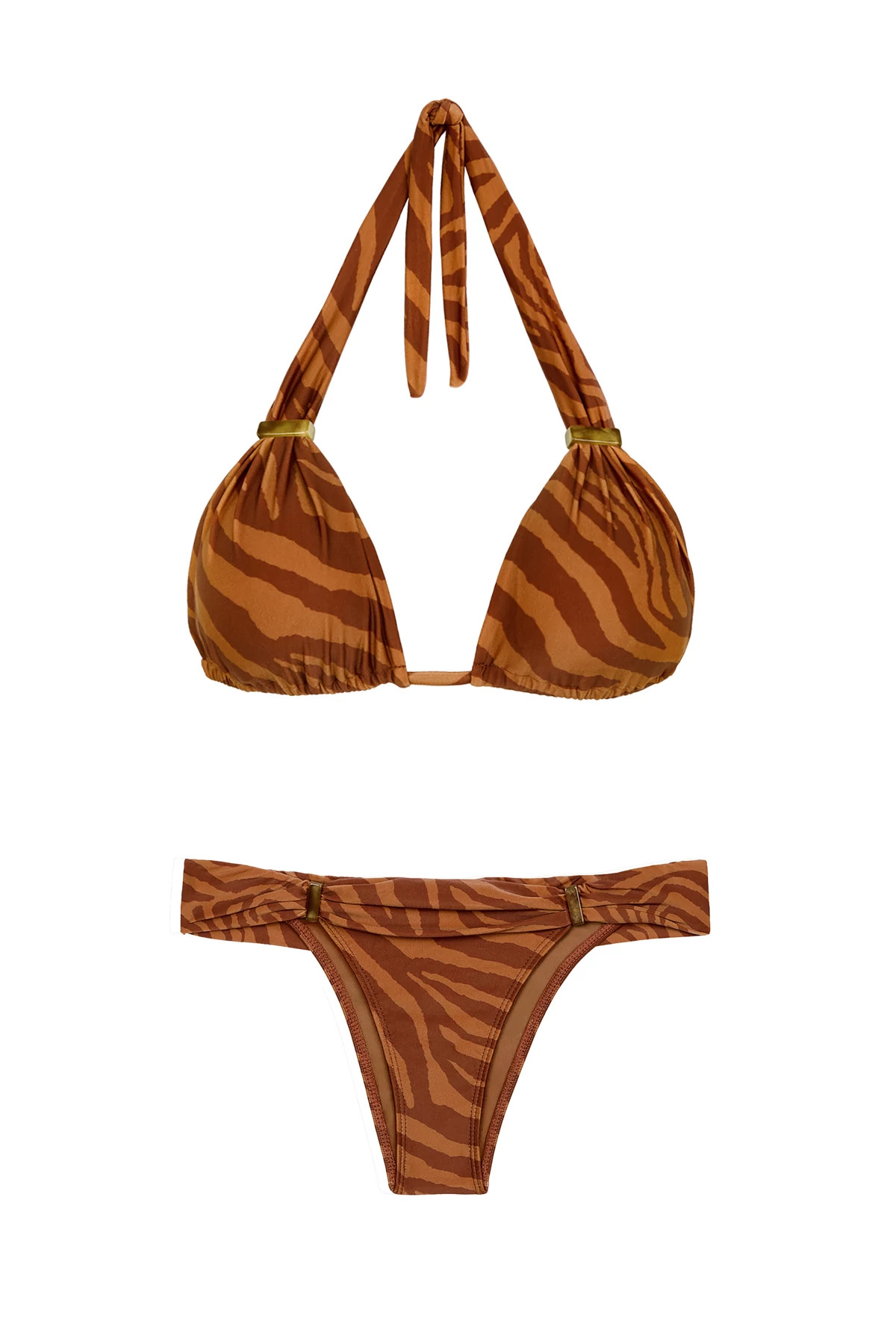 SUNDOWN Bia Tab Side Brazilian Bikini Bottom image number 3