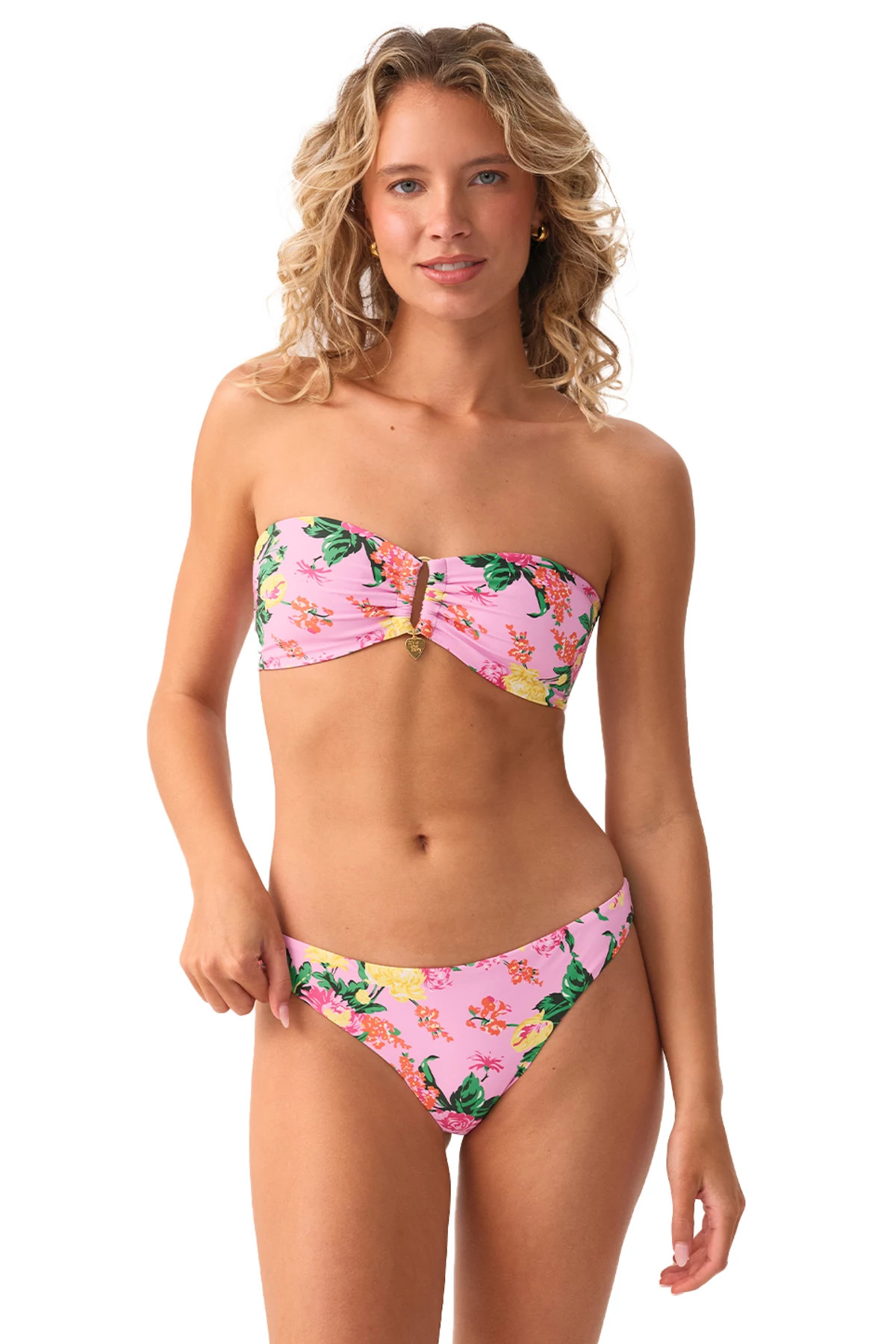 DAHLIA Dahlia Bandeau Bikini Top image number 1