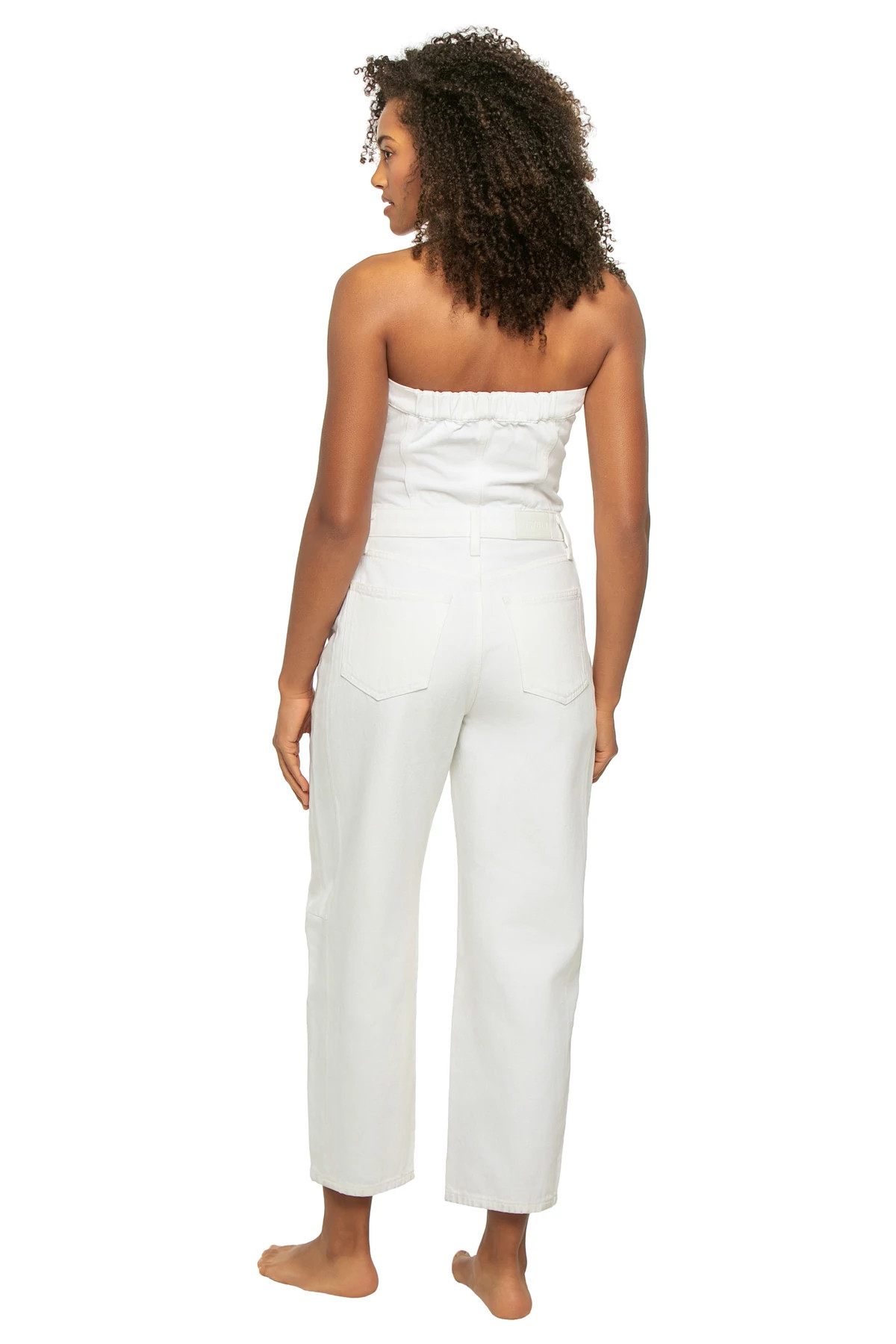 VIVID WHITE Daphne Strapless Jumpsuit image number 2