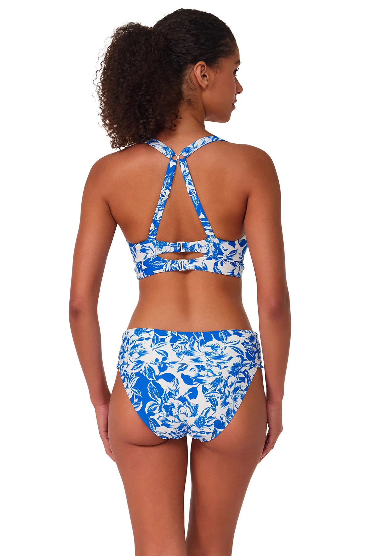 CHELSEA PETALS Natalie Banded Bikini Top (D+ Cup) image number 3