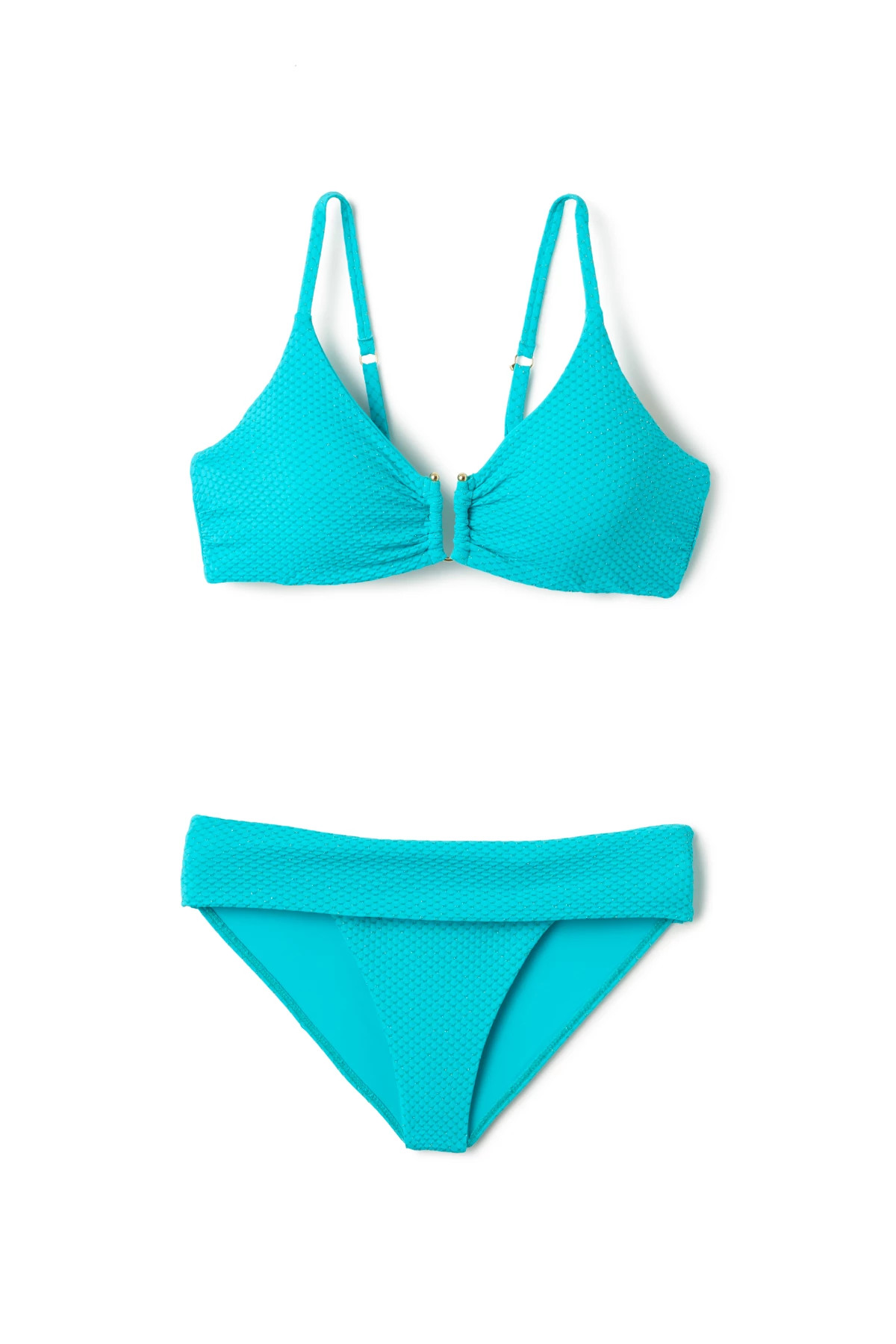 JADE Sydney Textured Hipster Bikini Bottom image number 3