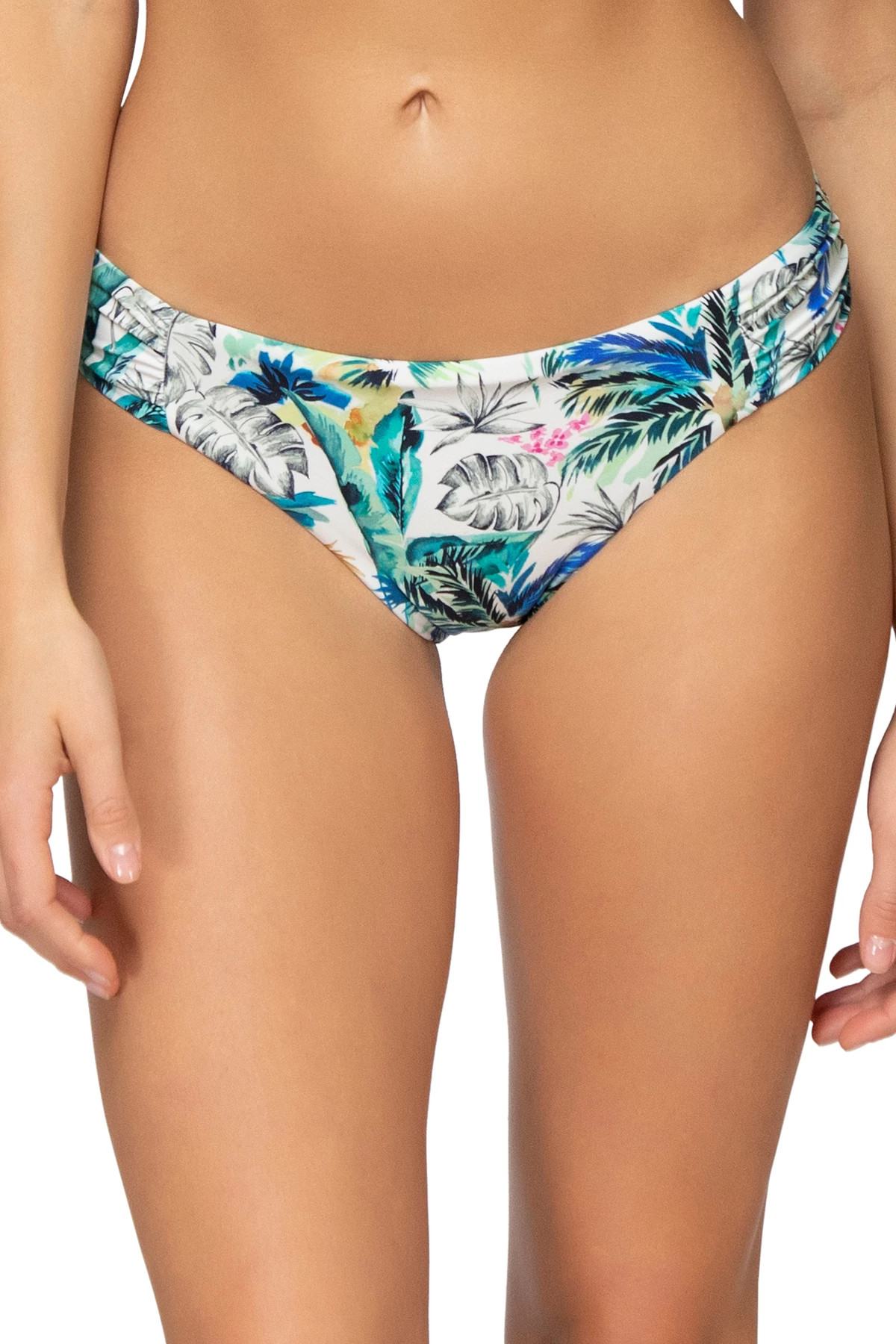 INTO THE WILD Femme Fatale Tab Side Hipster Bikini Bottom image number 1