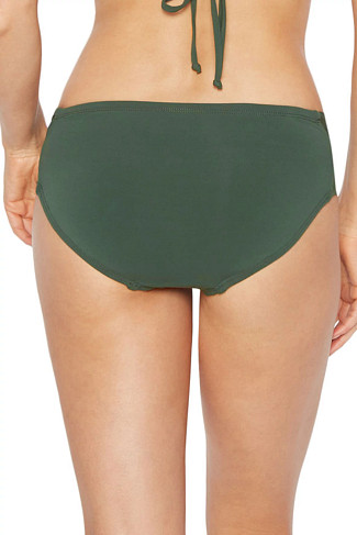 PINE GREEN Banded Hipster Bikini Bottom