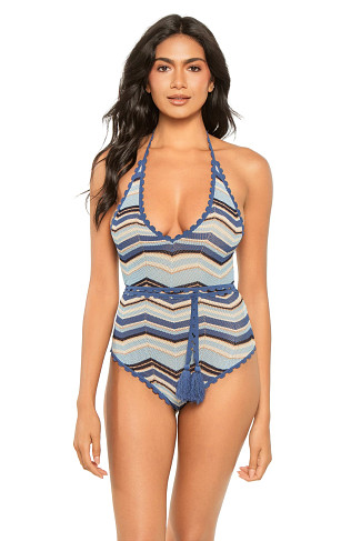 MARINA Lilou Crochet One Piece Swimsuit