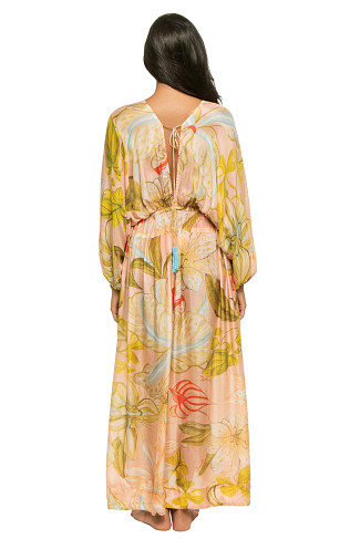 JUNOS PEACH Cortina Maxi Dress
