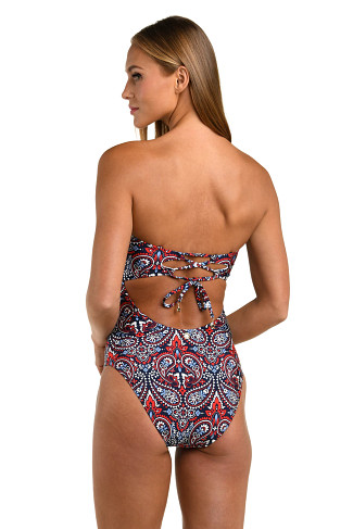 MULTI Americana Paisley One Piece Swimsuit