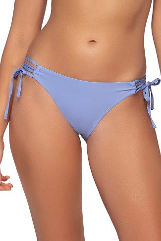 COSMIC BLUE Peyton Tie Side Hipster Bikini Bottom