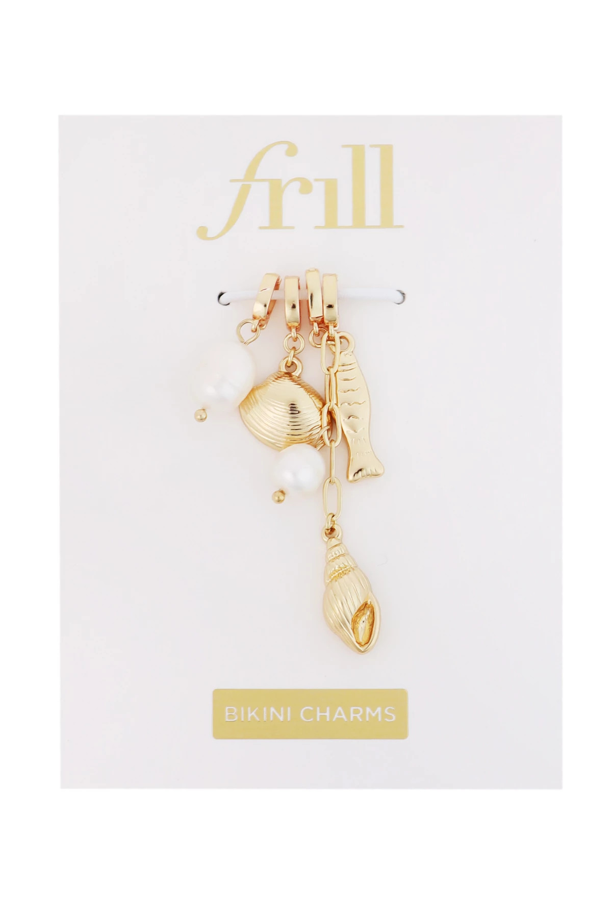 GOLD Sea Life Bikini Charms image number 2
