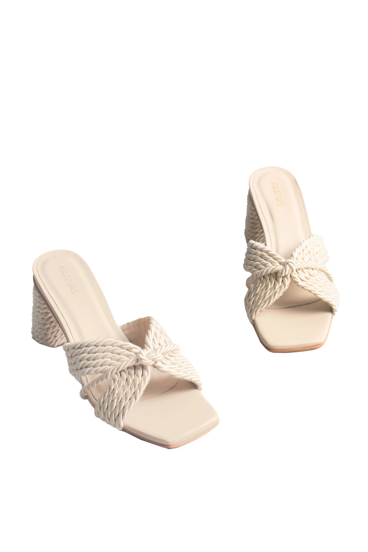 OAT Myla Corded Heel Sandals image number 1