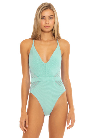 ARUBA Maillot Ribbed One Piece Swimsuit