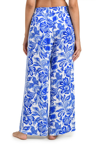 LAPIS Botanical Brocade Beach Pants