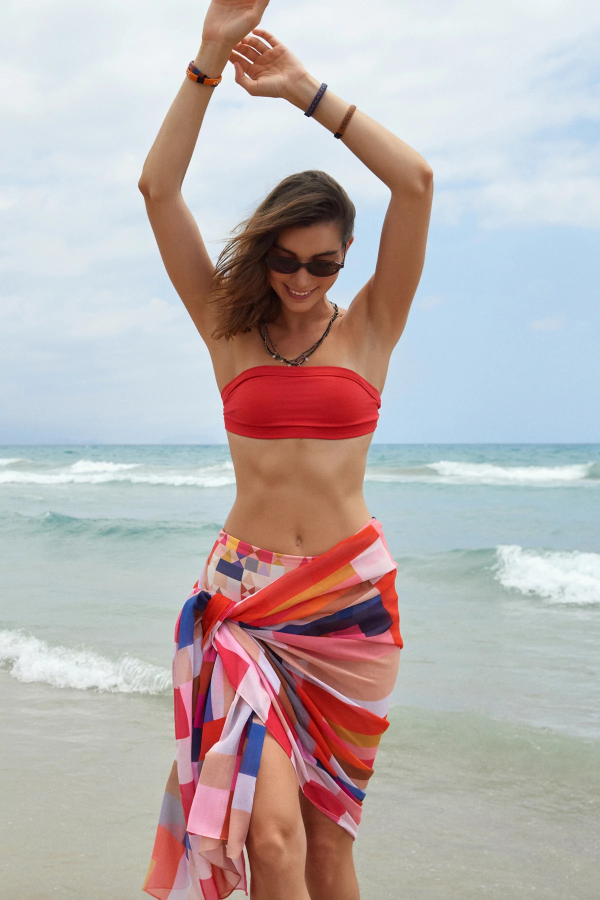 FUCHSIA/MULTICOLOR Hare Sarong image number 3