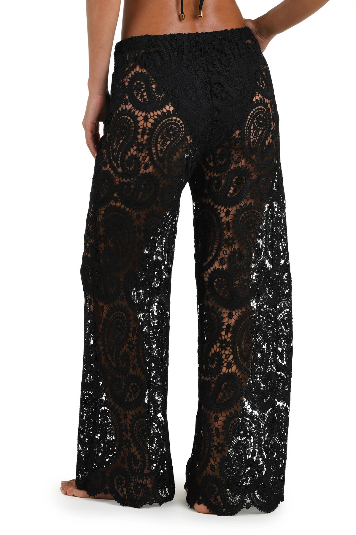 BLACK Geraldine Cover-Up Pant image number 2