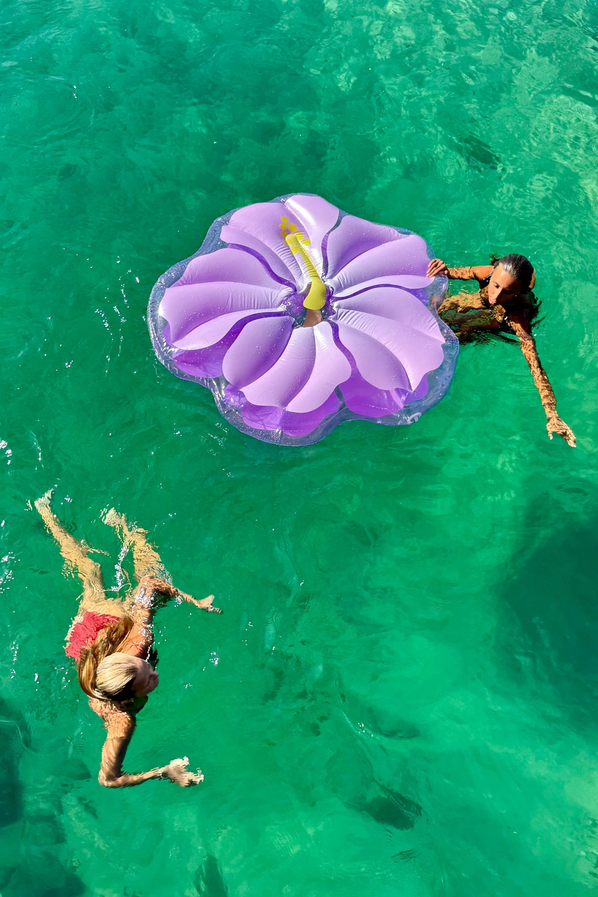 LILAC Luxe Hibiscus Pool Float image number 3