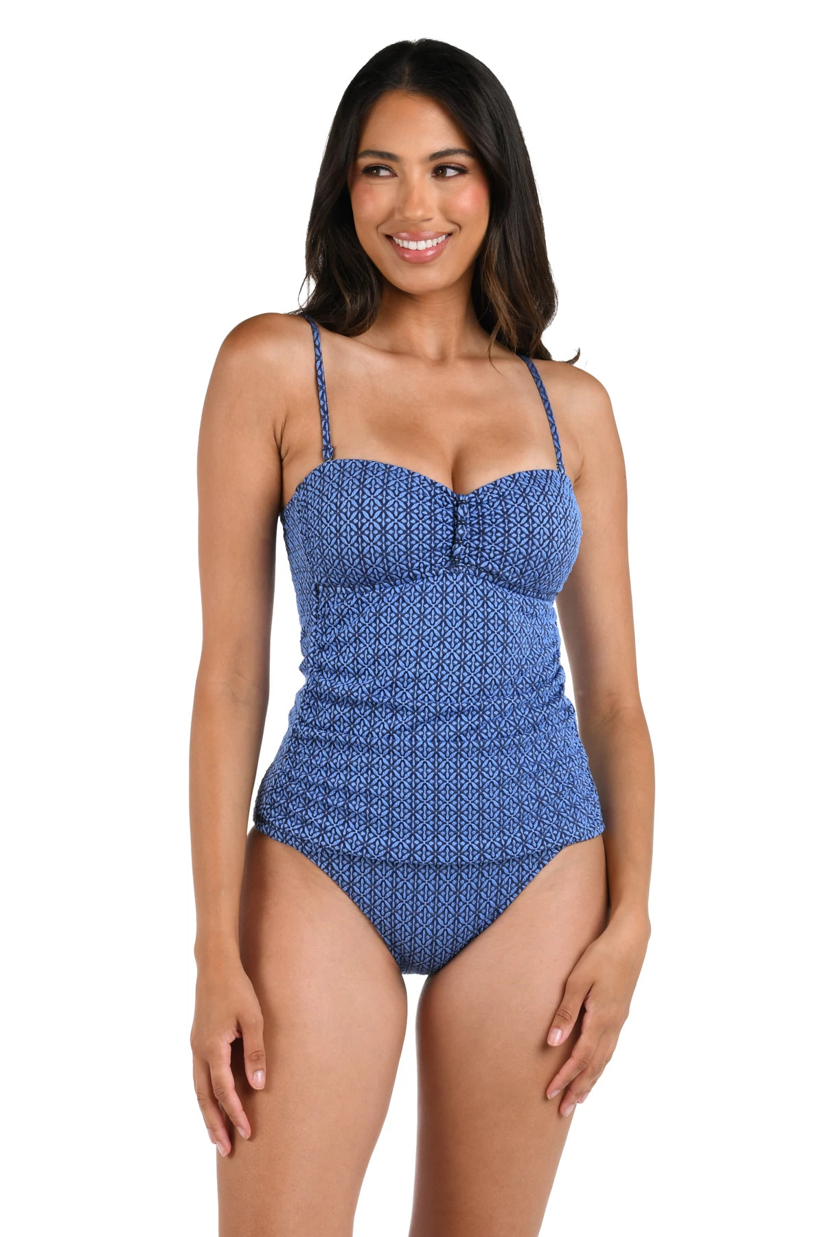 CHAMBRAY Charmed Coast Tankini Top image number 1