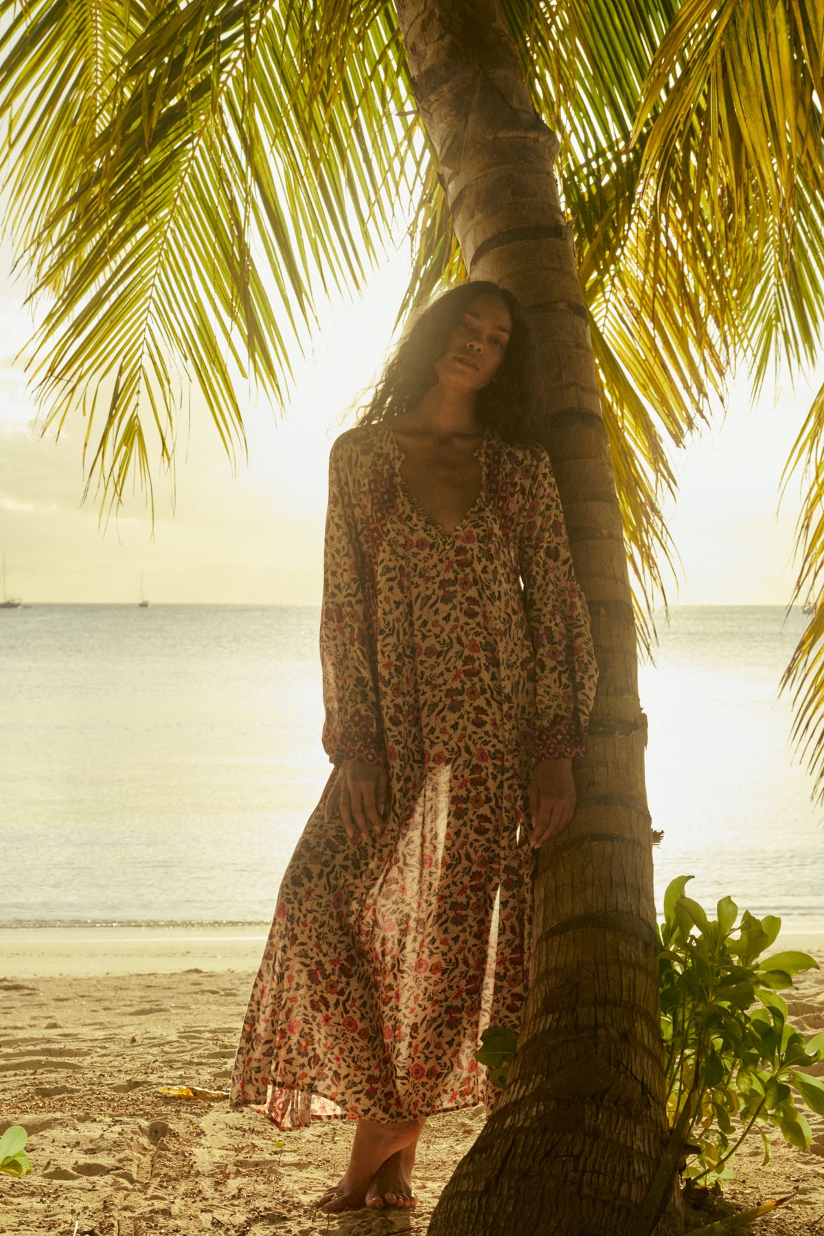 WILDFLOWER SPICE Fiore Maxi Dress image number 4