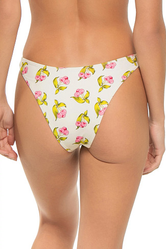 CHERRY PICKED Dove Brazilian Bikini Bottom