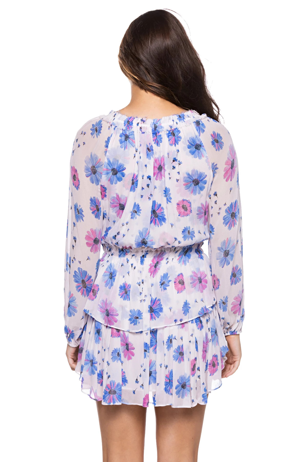 DEEP COTTON CANDY Popover Long Sleeve Dress image number 2