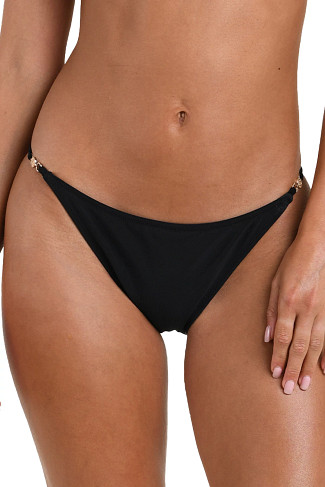 BLACK Violet Hipster Bikini Bottom