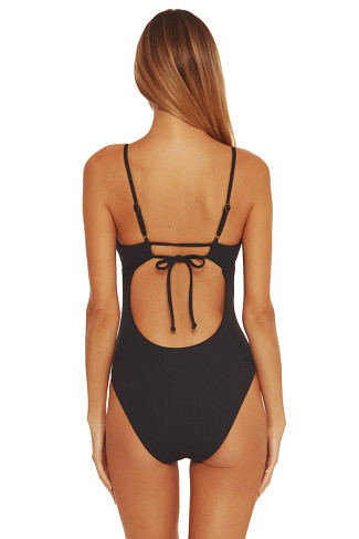 BLACK Abigail Over The Shoulder One Piece Swimsuit