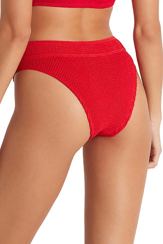 BAYWATCH RED The Savannah Brief Bikini Bottom