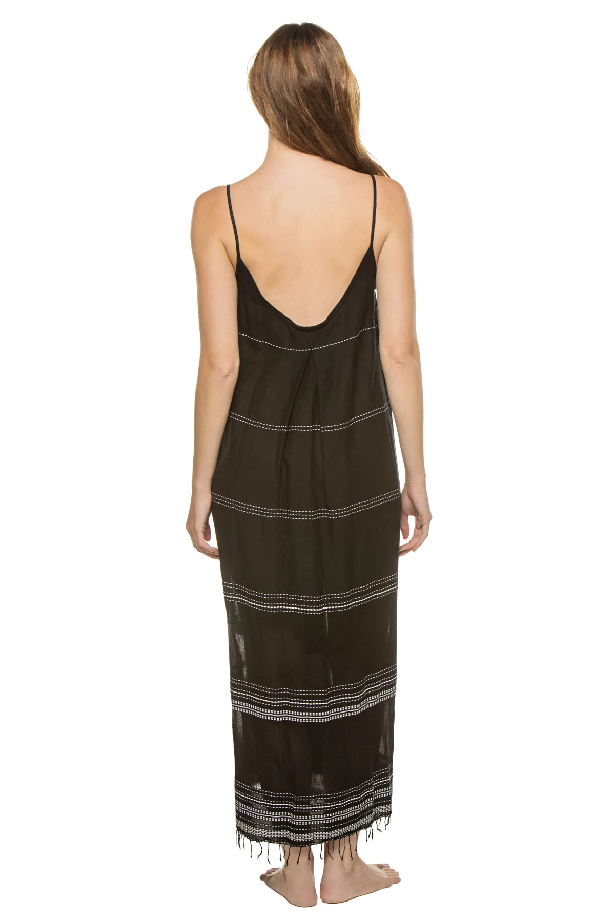 BLACK Leliti Slip Maxi Dress image number 2