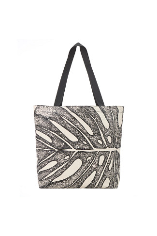 BLACK/SANDSTONE Deliciosa Reversible Tote Bag