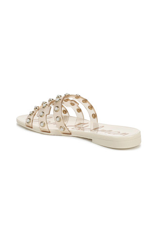 TRANSPARENT IVORY Bay Pearl Jelly Slide Sandal