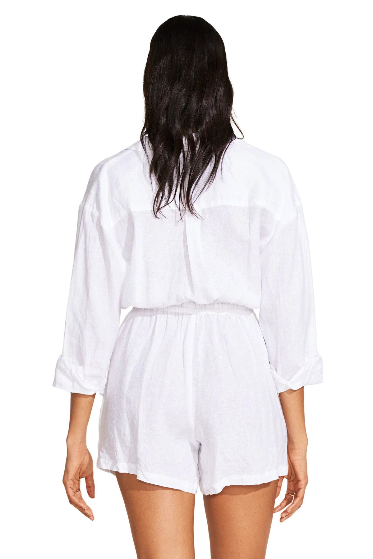 WHITE The Getaway Romper image number 2