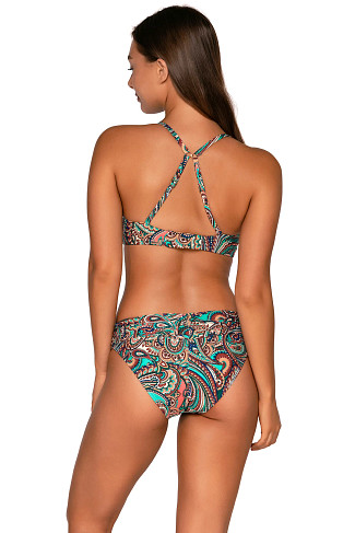 ANDALUSIA Kauai Keyhole Bralette Bikini Top (D+ Cup)
