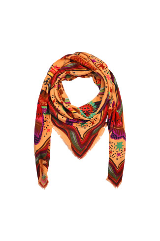 BEIGE Crazy World Sarong