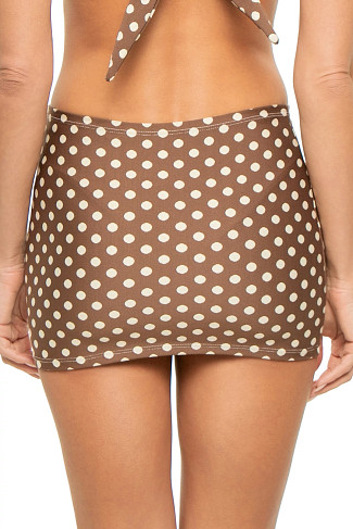 VIVIAN Vivian Polka Dot Mini Skirt