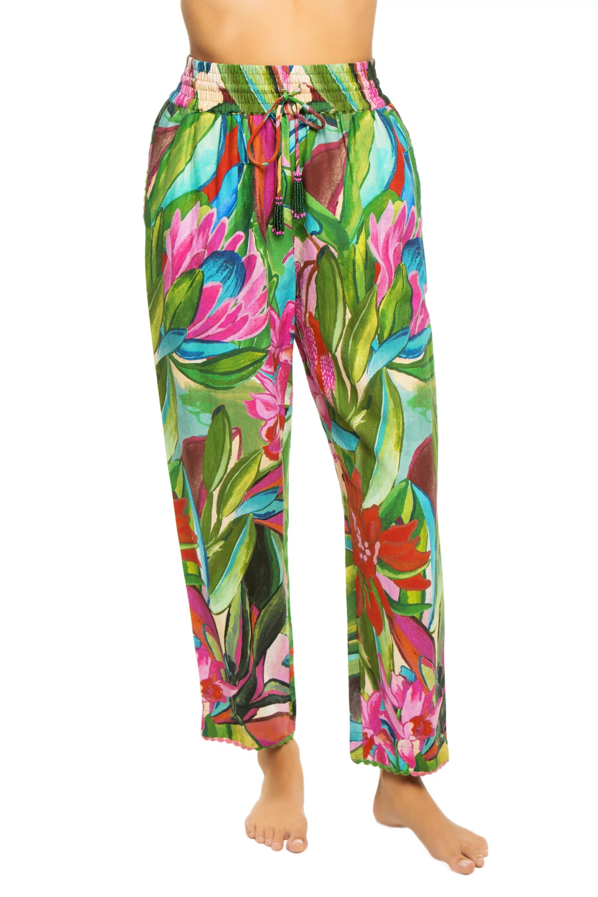 JARDIN DE REVE MULTICOLOR Jardin De Reve Pants image number 1