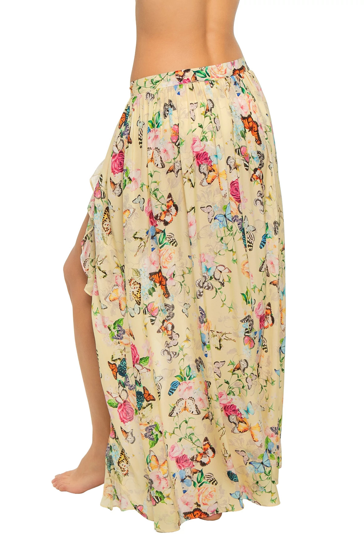 MULTI Klaire Butterfly Maxi Skirt image number 2