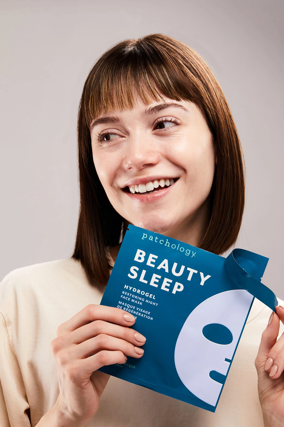 BLUE Beauty Sleep Hydrogel Face Sheet Mask image number 3