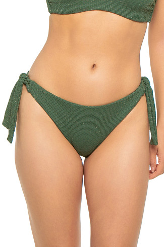 SEA GREEN Frankie Textured Tie Side Hipster Bikini Bottom