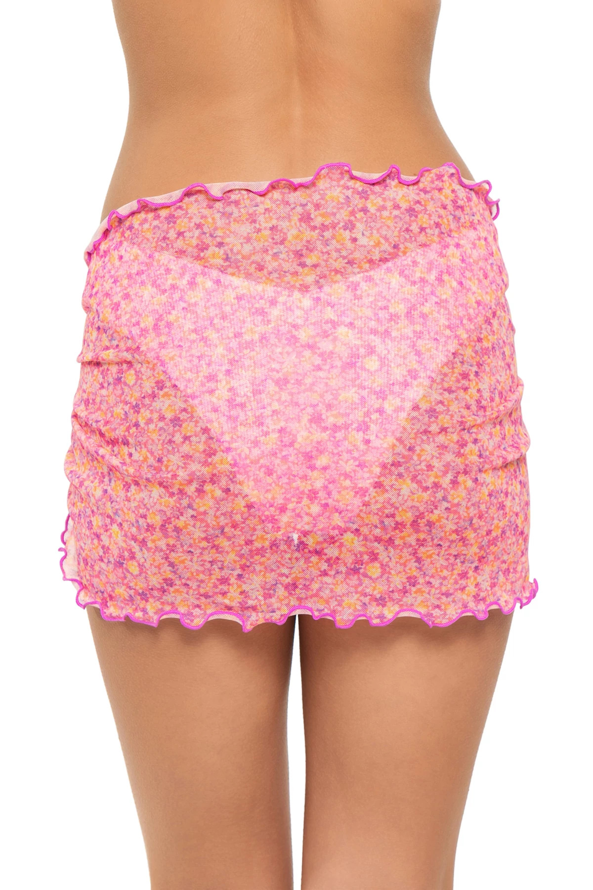 GELATO BLOOM Gelato Bloom Mesh Pareo image number 2