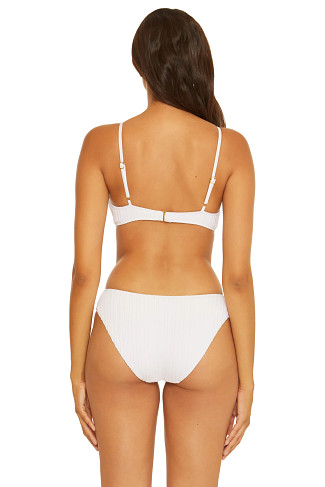WHITE Emory Bralette Bikini Top