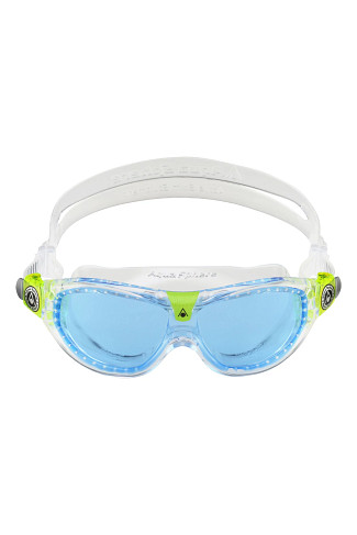 CLEAR/LIME Seal Kid Swim Goggles
