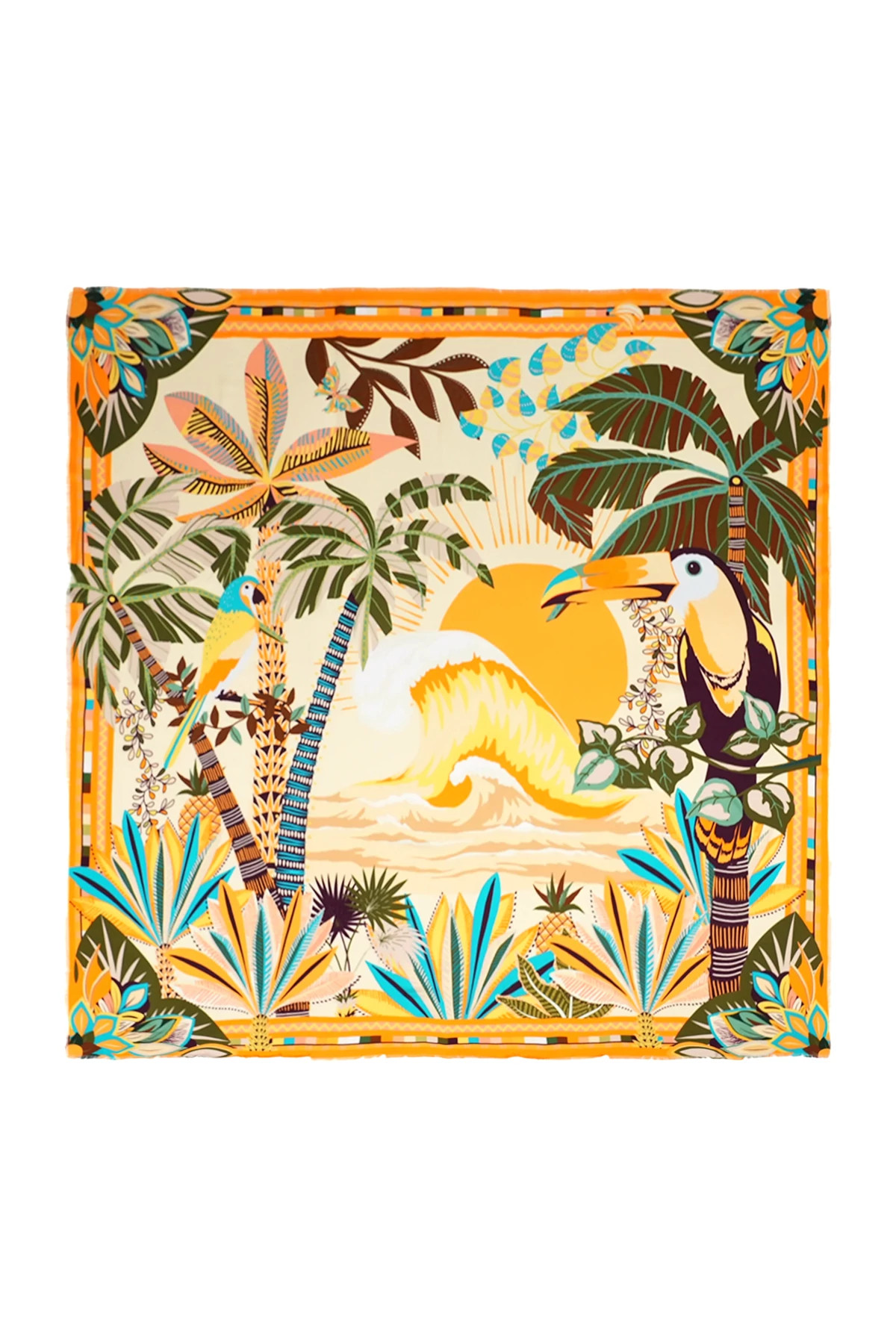 YELLOW Hawaii Sarong image number 1