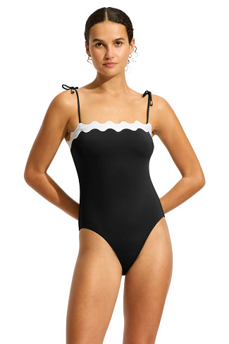 BLACK Gia Bandeau One Piece Swimsuit