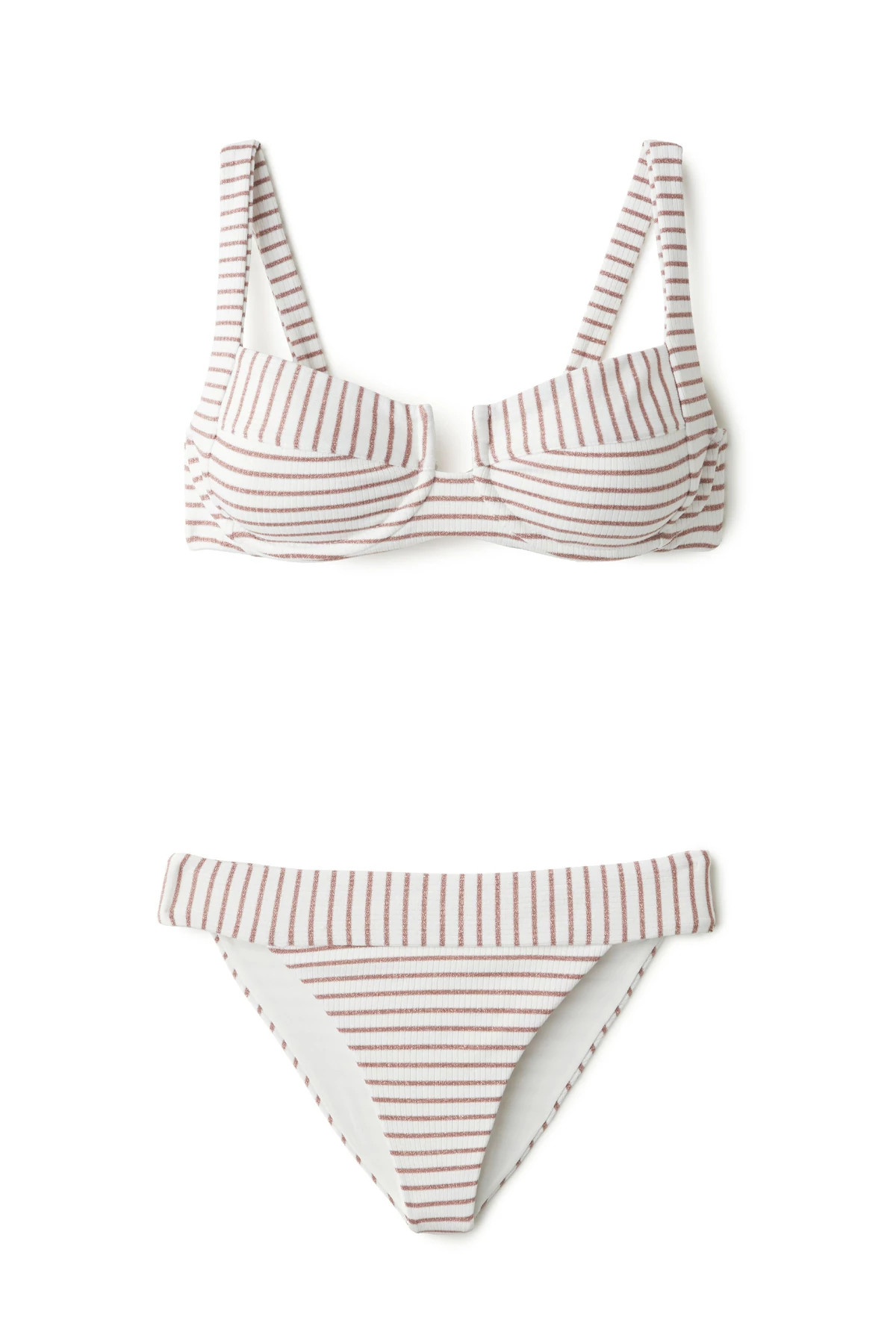 WHITE Bondi Banded Bikini Bottom image number 3