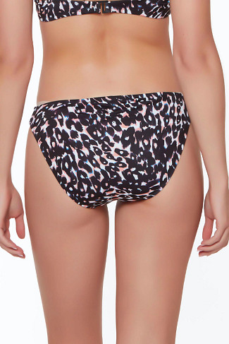 BLACK Leopard Hipster Bikini Bottom