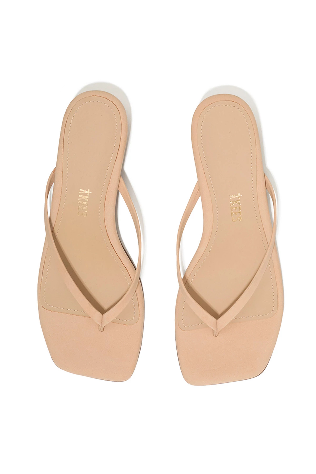 SUNKISSED SUEDE Julie Square Toe Kitten Heel Sandal image number 1