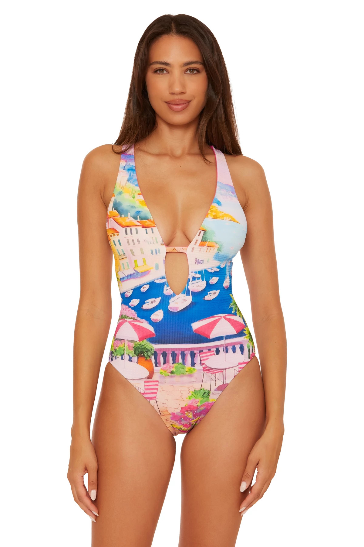 MULTI Elliana Reversible One Piece Swimsuit image number 1