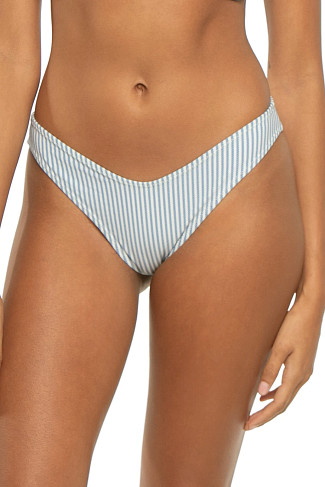 CLASSIC BLUE STRIPE Lulu Brazilian Bikini Bottom
