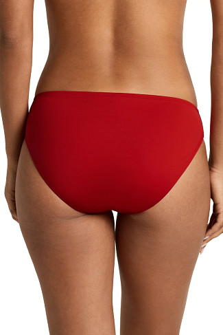 CRUISING RED Hipster Tab Side Bikini Bottom